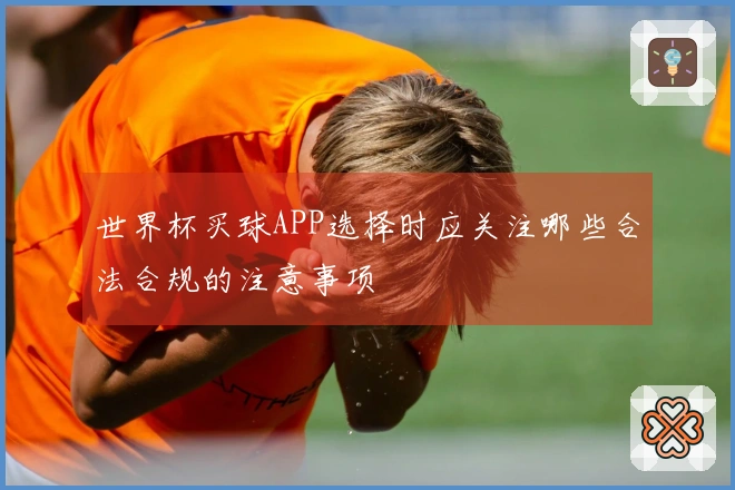 世界杯买球APP选择时应关注哪些合法合规的注意事项