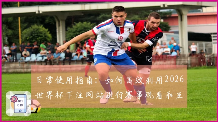 日常使用指南：如何高效利用2026世界杯下注网站进行赛事观看和互动